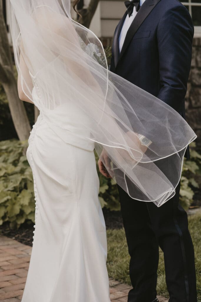 Outdoor first look in Maryland
