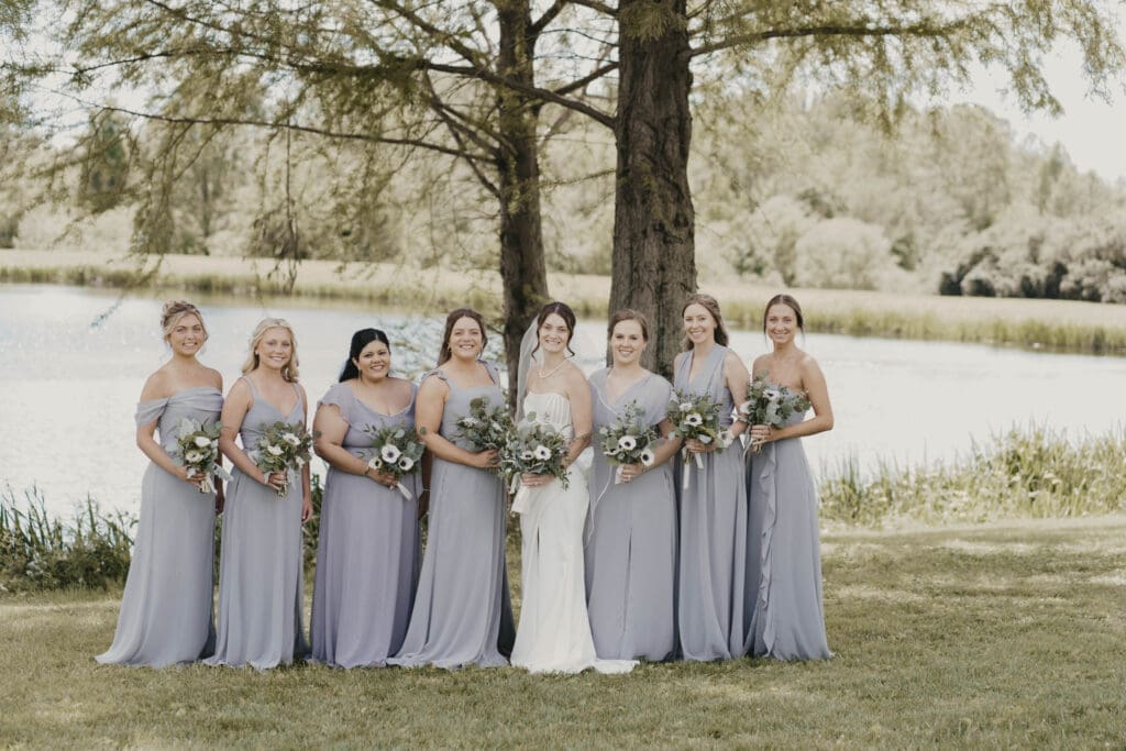 Bortner Valley bridal party