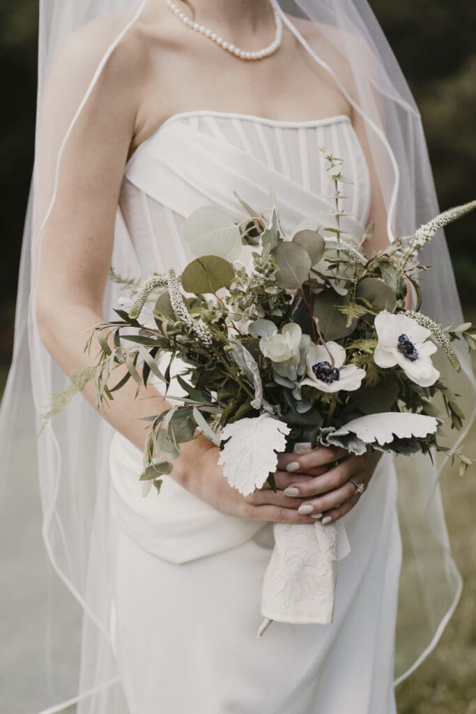 Wedding bouquet closeup
