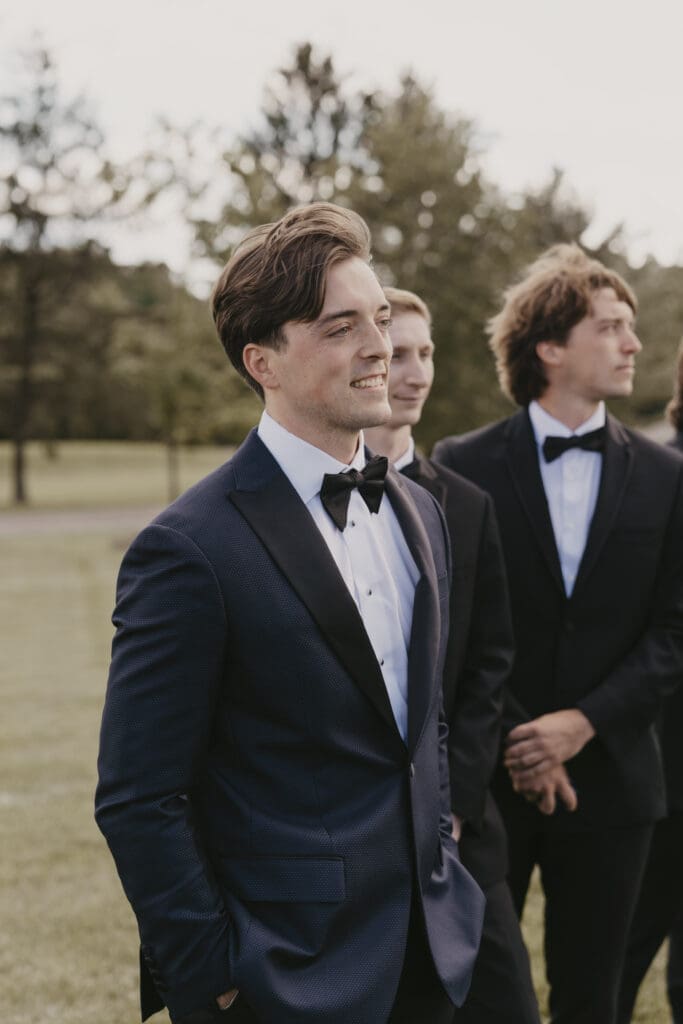 Bortner Valley wedding groom