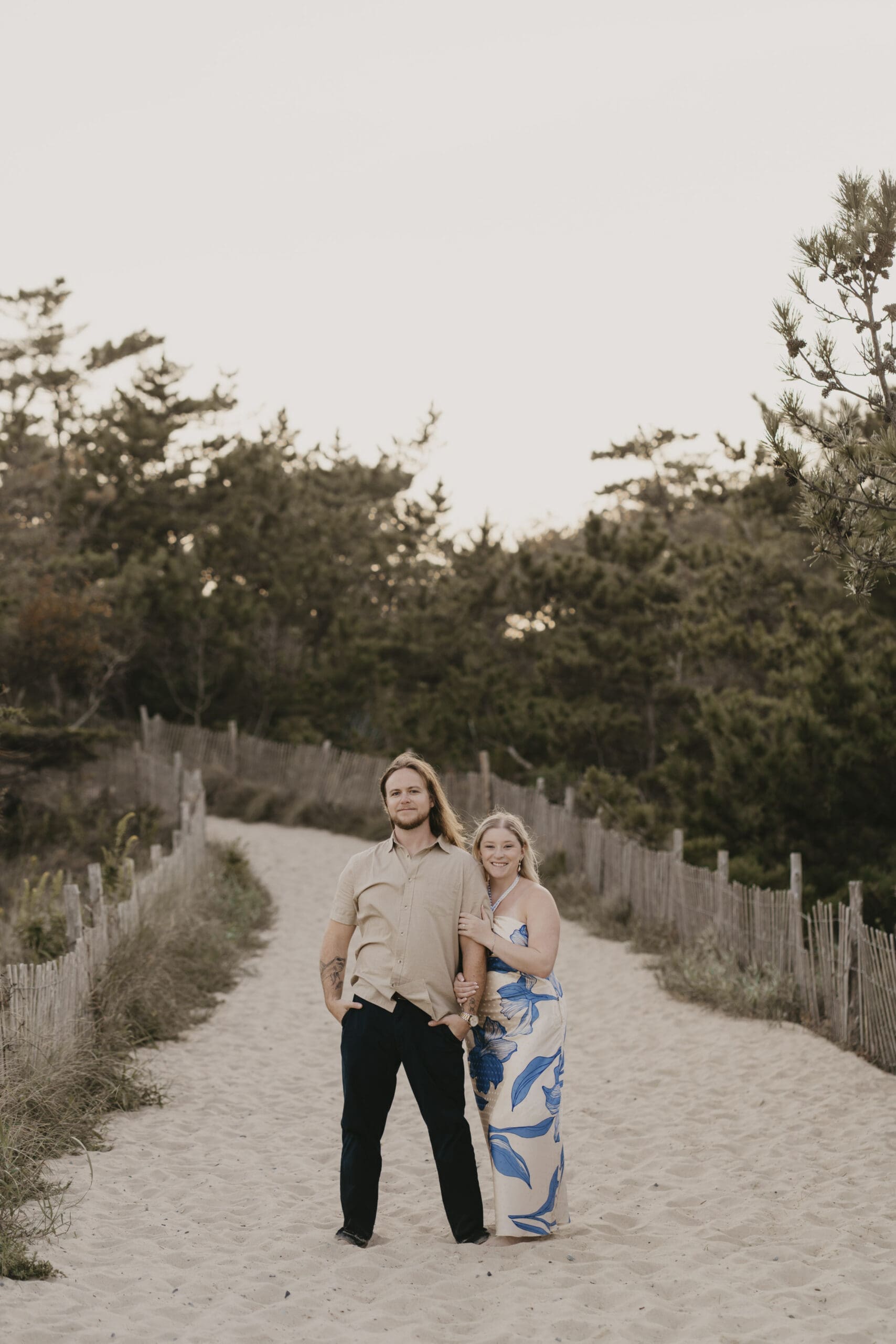 Cape Henlopen Maryland engagement photo shoot