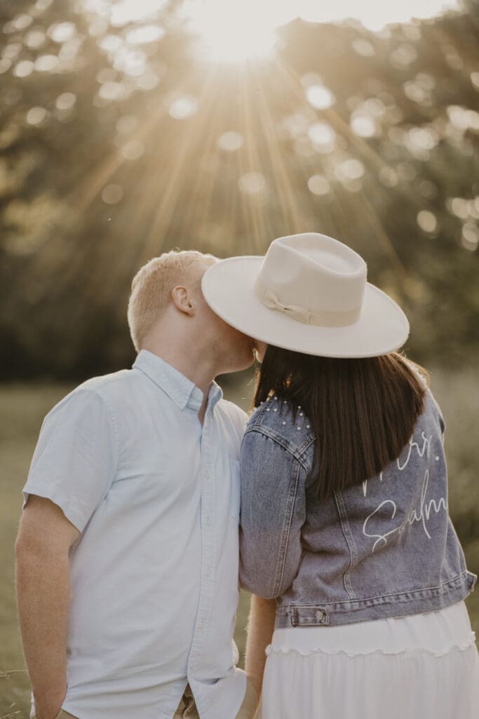 Fair Hill Nature Center bride and groom photography engagement session